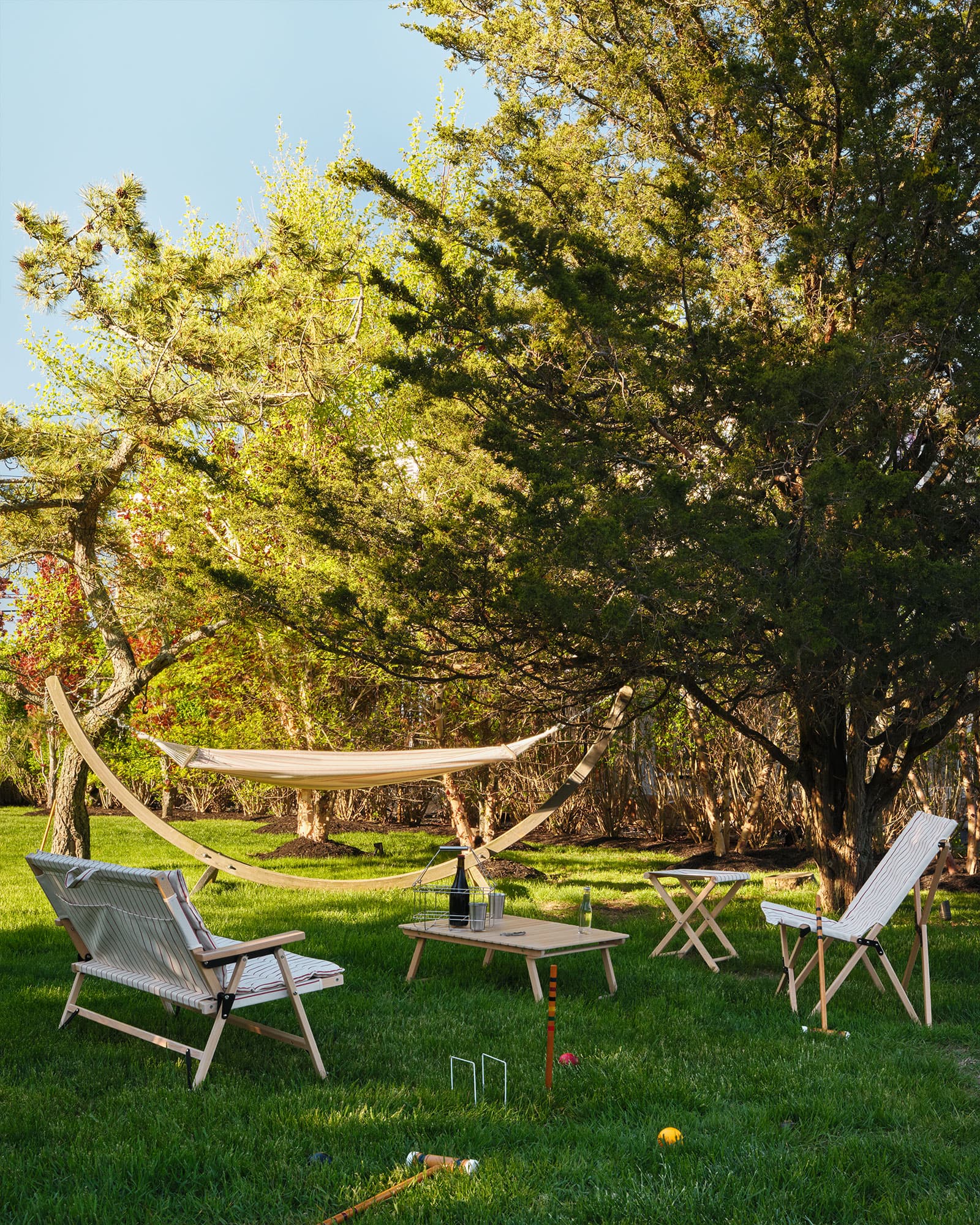 Outdoor decks for dining and lounging.