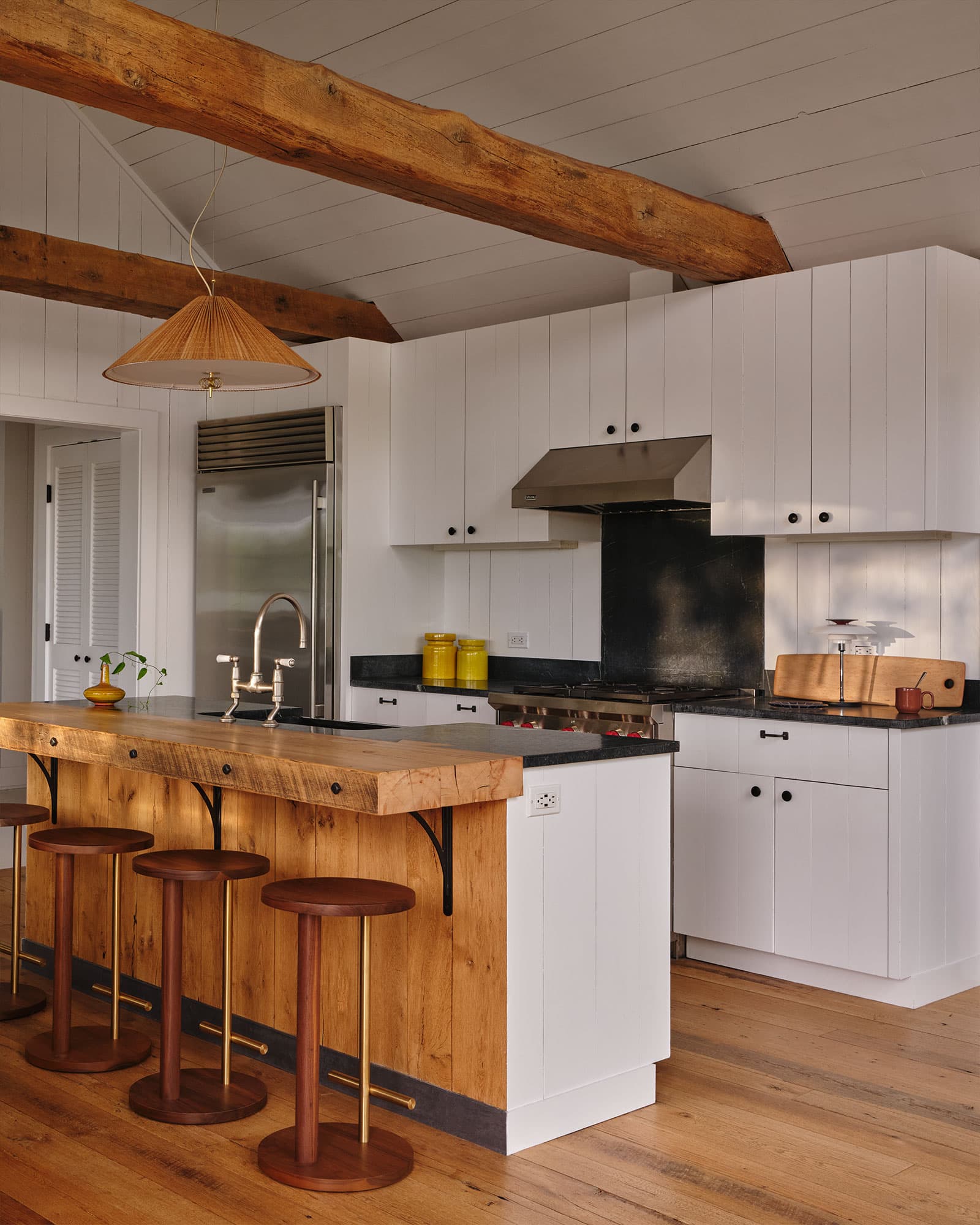 Kitchen detail — the cook-built room.